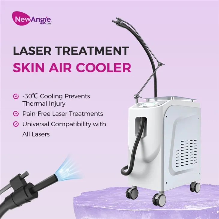 Macchina di raffreddamento criogenico per trattamento laser